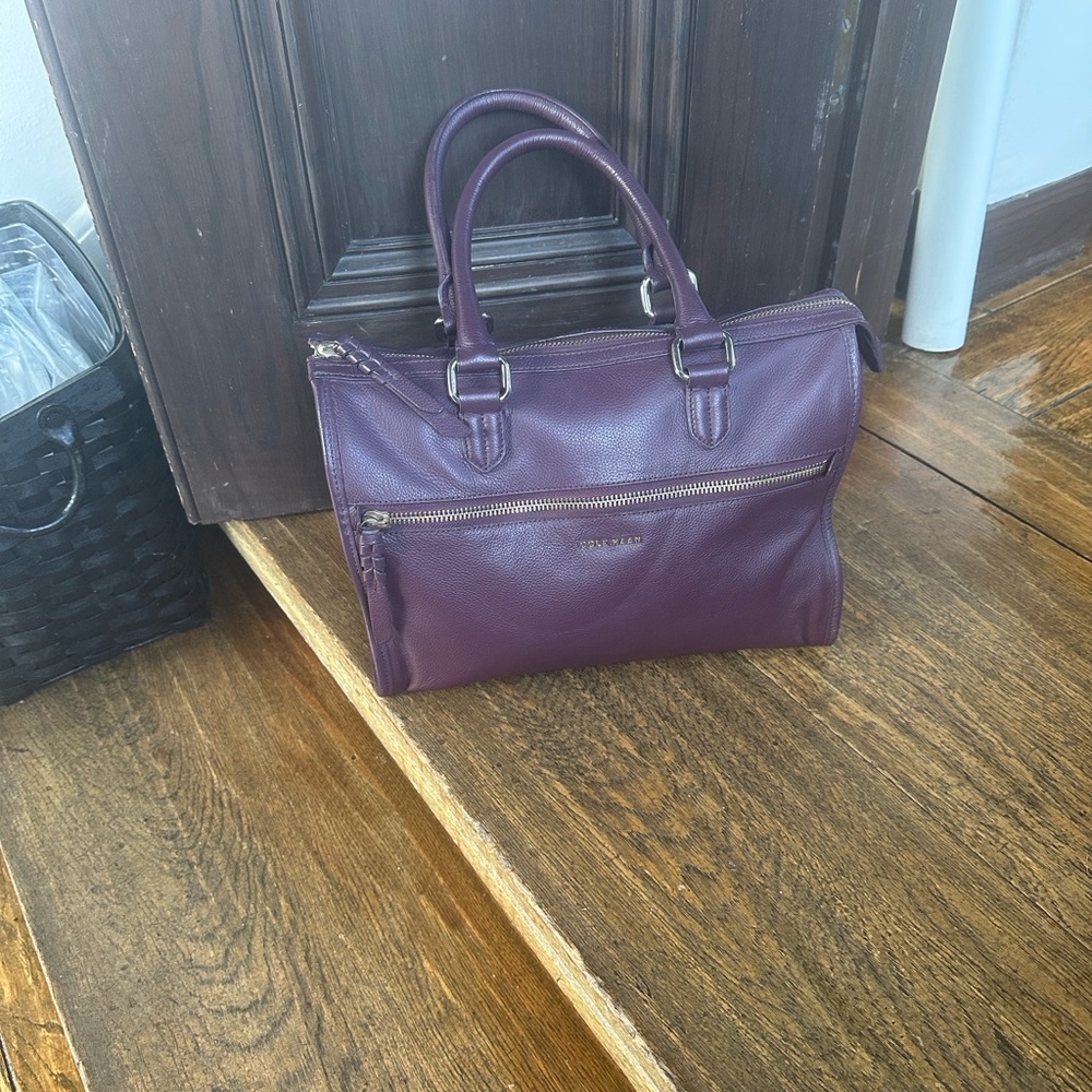 Cole Haan Plum Satchel Bag
